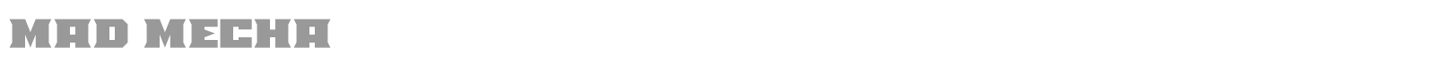 Mad Mecha font preview